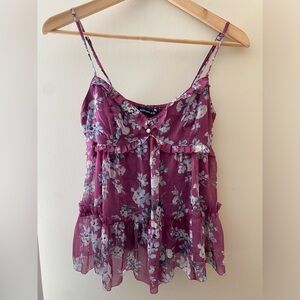 Abercrombie Floral Babydoll Camisole